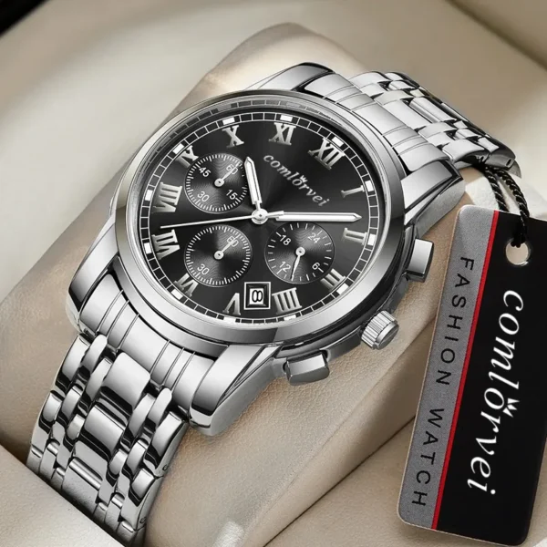 Kang Luowei COMLORVEI Romantic couple watch quartz movement steel strap Chinese watch same style - Image 3