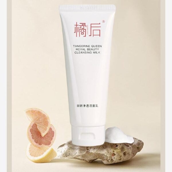 Orange Hou Yuyan Cleansing Facial Cleanser Moisturizing Facial Cleanser General Cleansing and Gentle Musen Recommended Genuine - Image 10